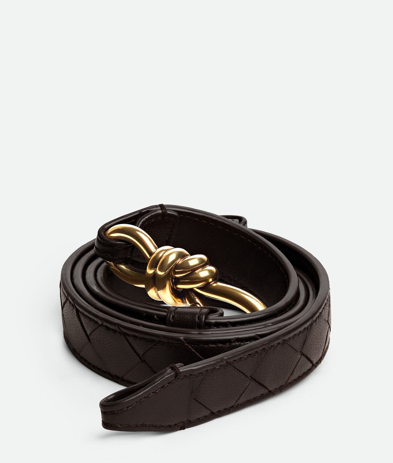Ремень andiamo BOTTEGA VENETA, фондан — фото 3