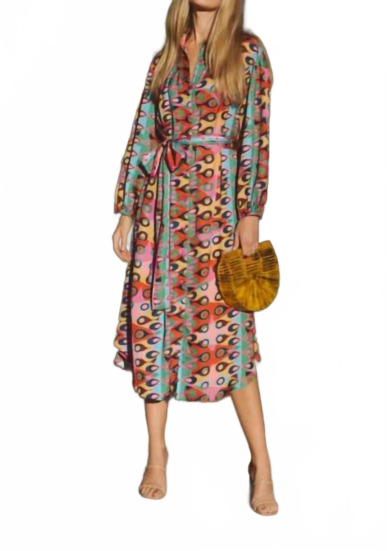 

Платье Jane в мультиколоре Alden Adair