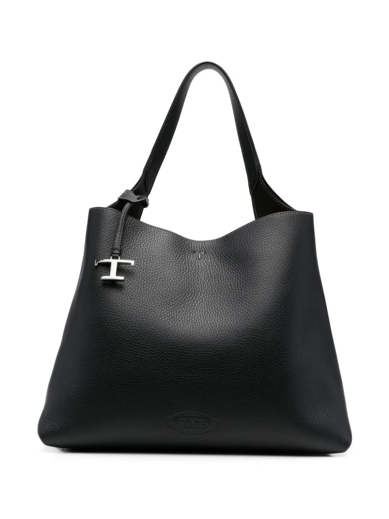

Сумка-тоут с логотипом Tod's, черный
