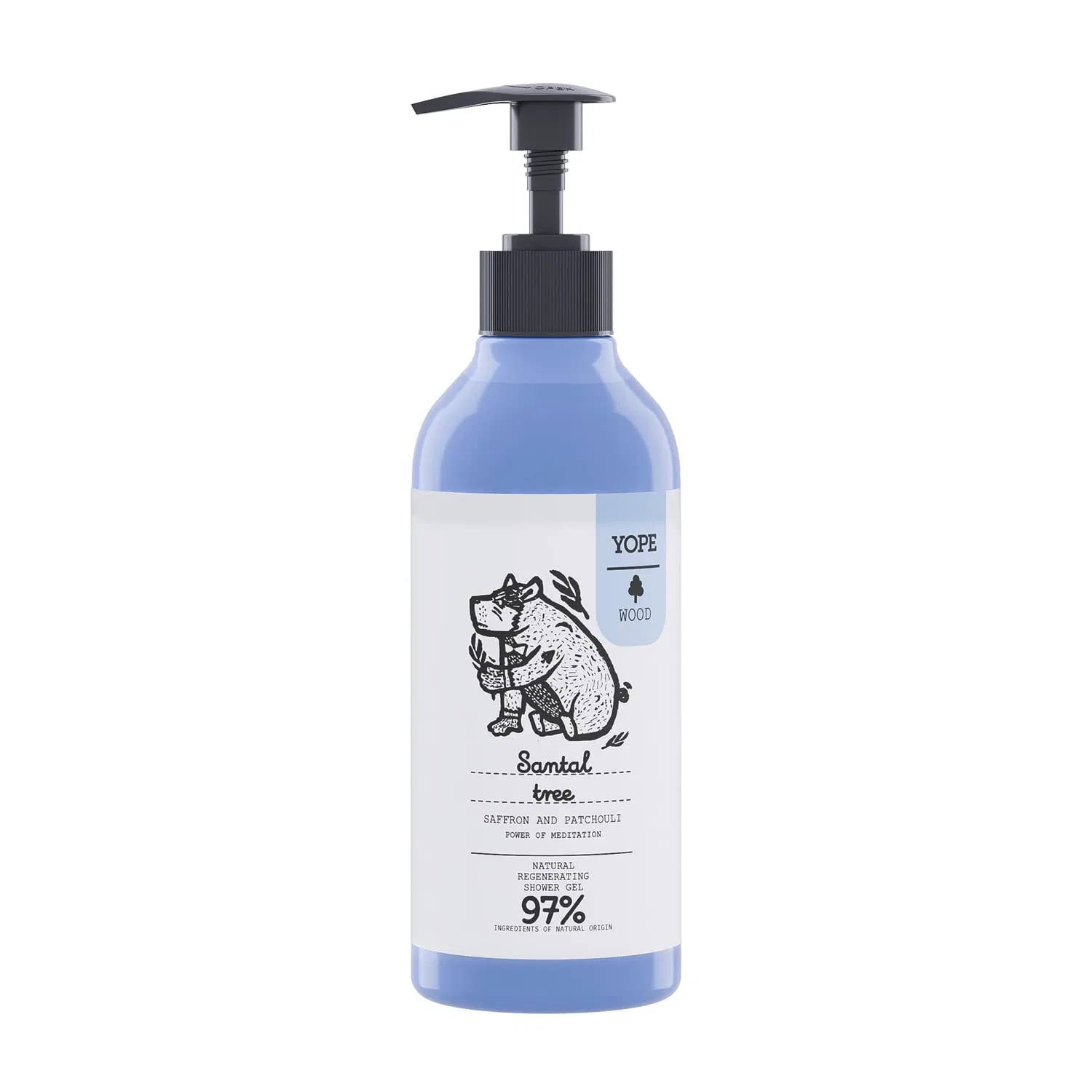 Натуральный гель для душа «Wood» от YOPE Yope, Sandalwood