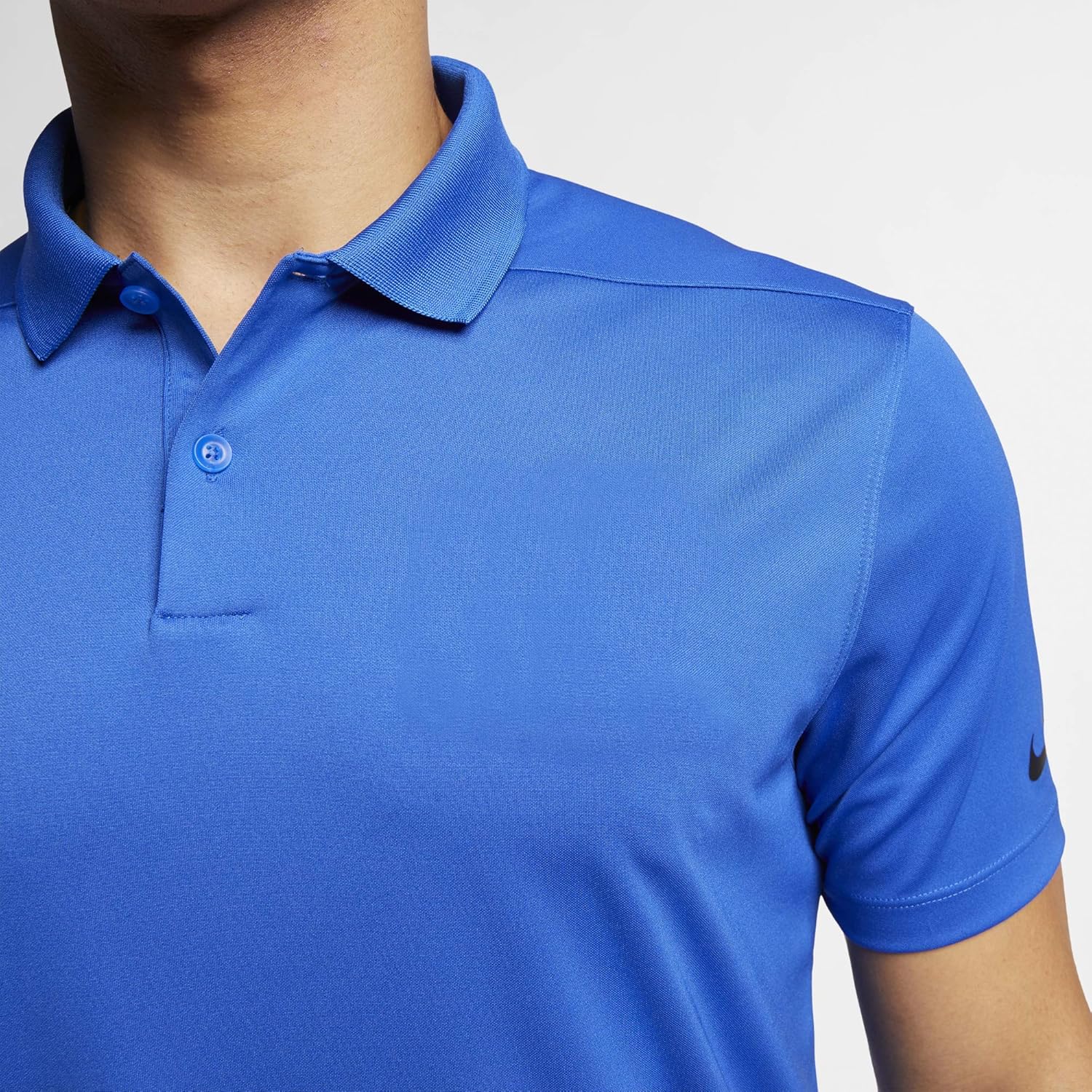 Мужская рубашка-поло для гольфа Nike Dry Victory Solid, Game Royal/Black — фото 3