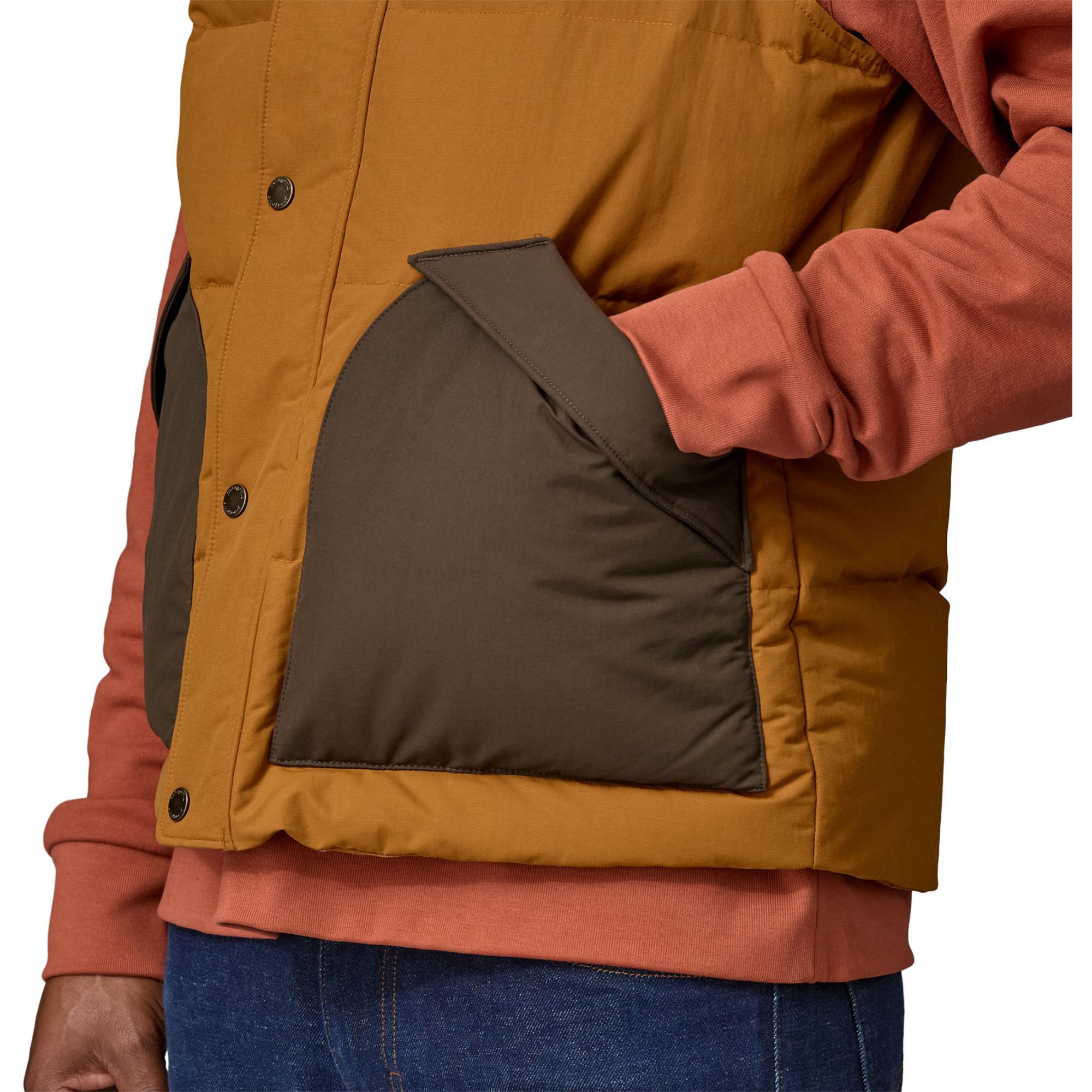 Мужской жилет Downdrift Patagonia, Shelter Brown — фото 4