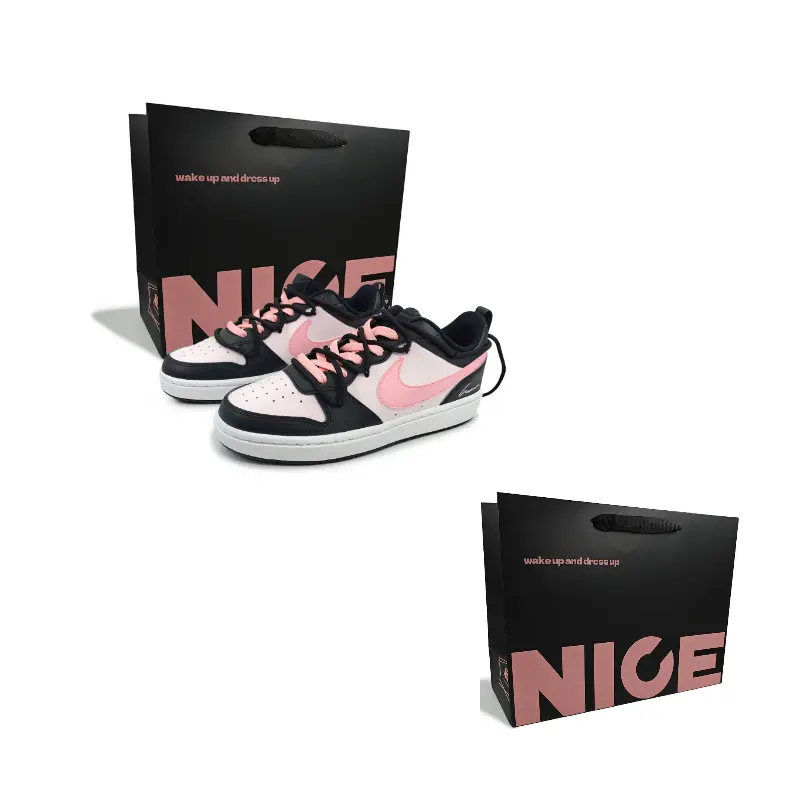 

Nike Court Borough Low 2 Low-Top детские скейтбординг кроссовки Black для подростков