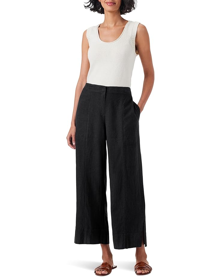 

Брюки NIC+ZOE Rumba Park Wide Leg Ankle Pants, цвет Black Onyx