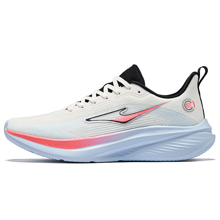 

Erke Легкие амортизирующие кроссовки Rebound Low-Top мужские, микрокристаллические, белые и туманно-голубые