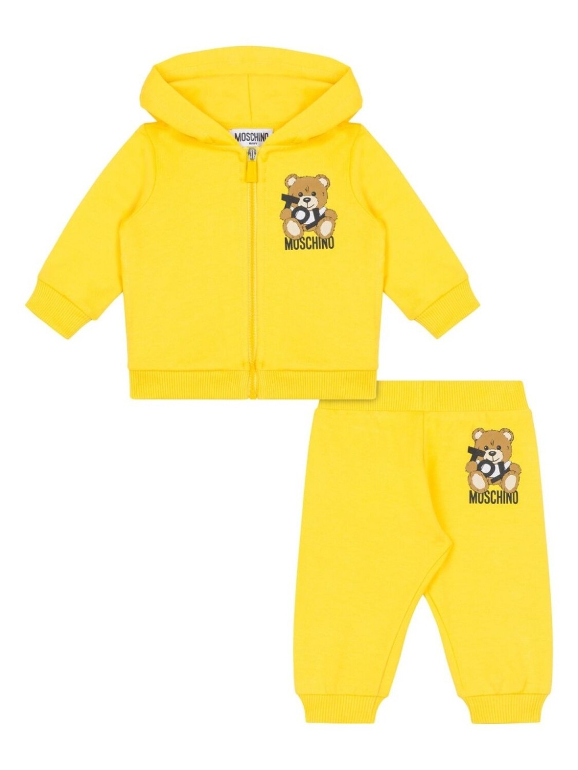 

Moschino Kids спортивный костюм Teddy Bear, желтый