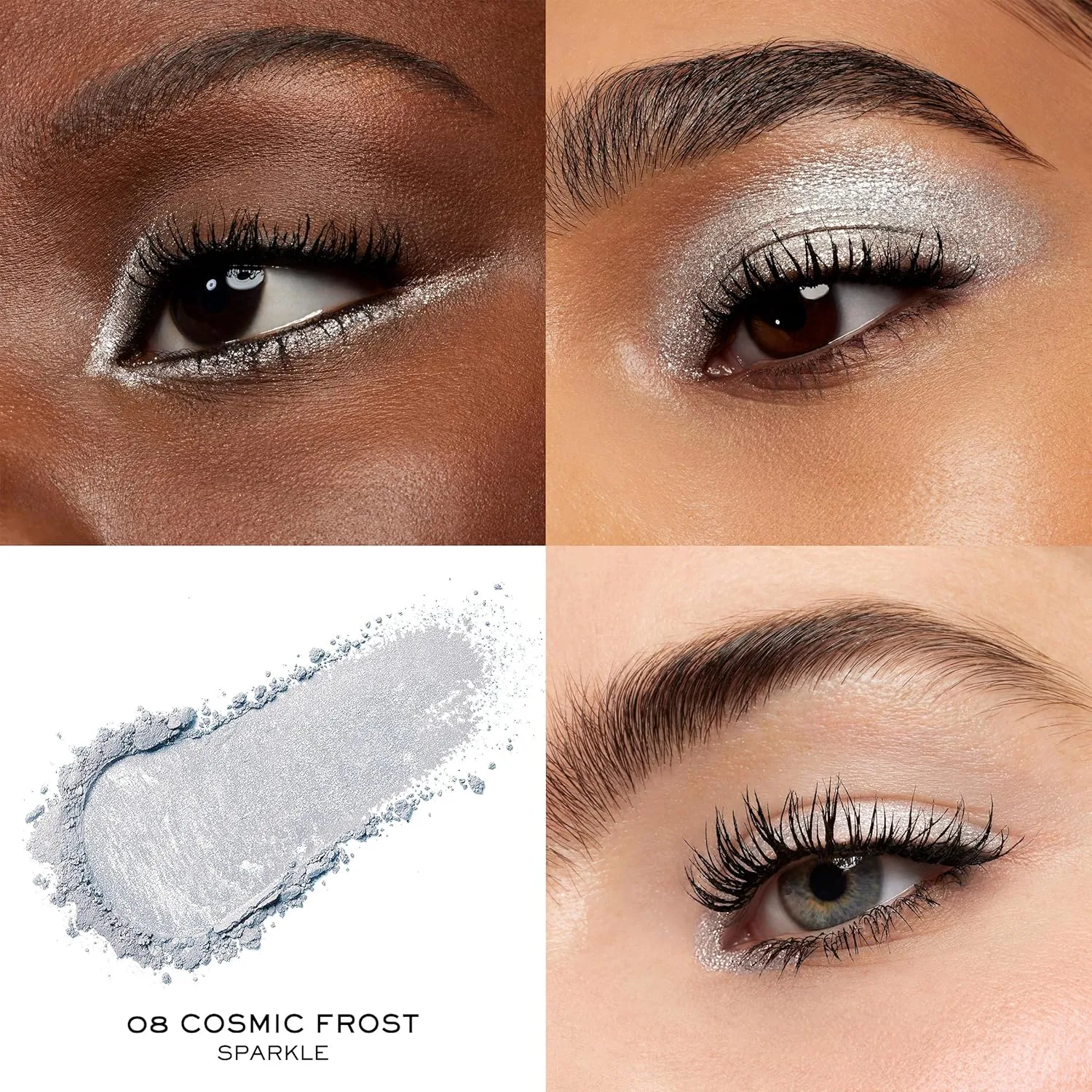 Тени для век Lancôme Idôle Goddess Dimension, мерцающий финиш - высокая пигментация, стойкость в складках века, стойкий макияж глаз, легко растушевывается, можно наслаивать цвет., 08 Sparkling Comet — фото 3