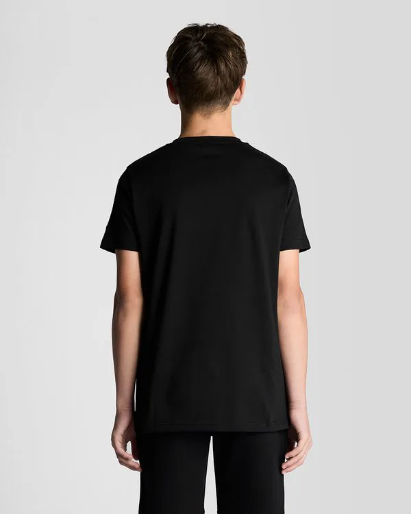 Простая футболка Lyle & Scott, Jet Black — фото 3