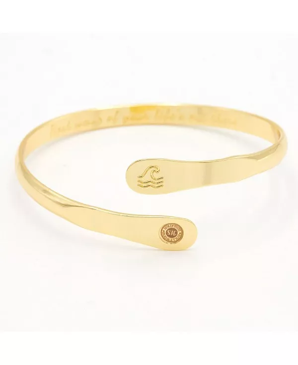 

Браслеты-Волны с гравировкой «Лучшая волна в вашей жизни» Hollywood Sensation, gold