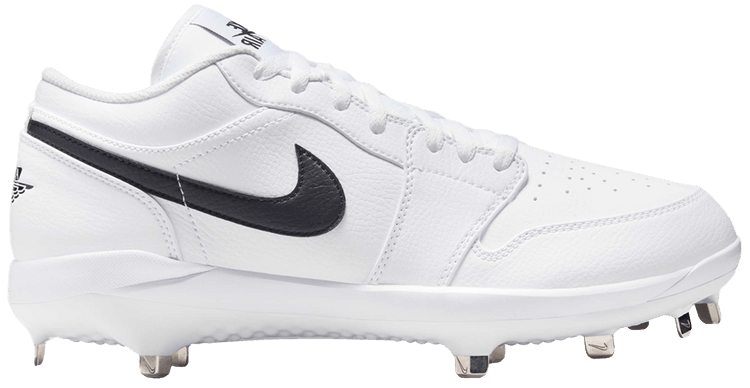 

Кроссовки Air Jordan 1 Retro Low Metal 'White Black', белый