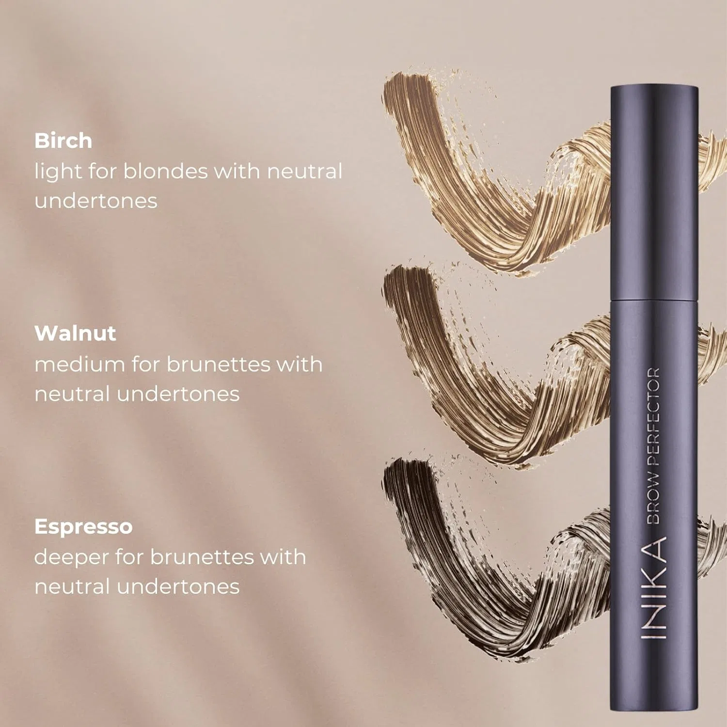 Корректор для бровей INIKA Organic Brow Perfector, оттенок Birch — фото 4