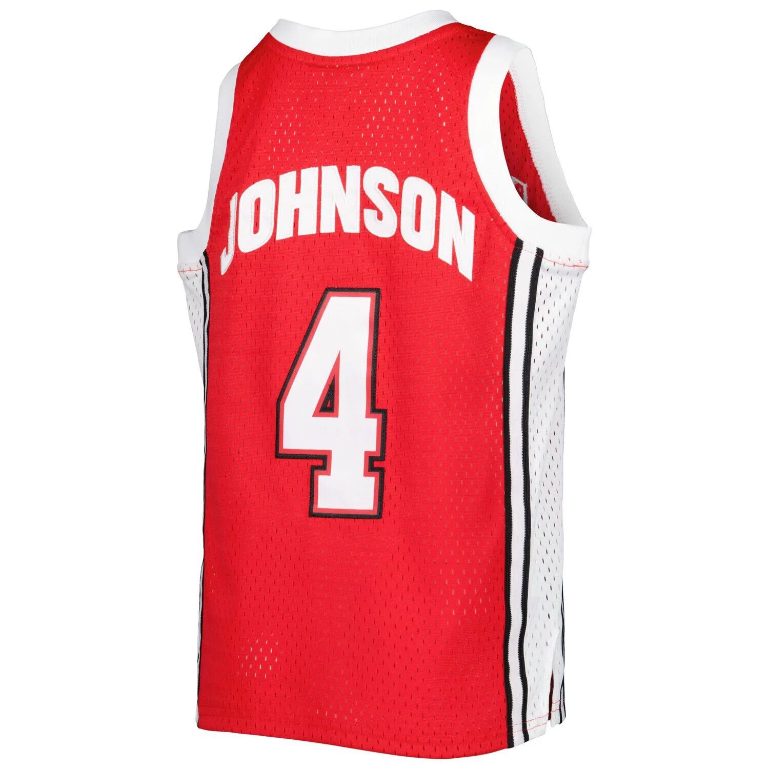 Молодежная футболка Митчелла и Несса Ларри Джонсона Scarlet UNLV Rebels Swingman Unbranded — фото 3