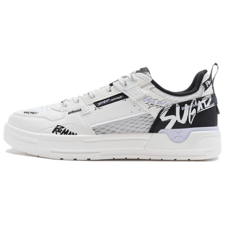 

Кроссовки XTEP Skateboarding Shoes Women's Low-top White/Black, белый/черный