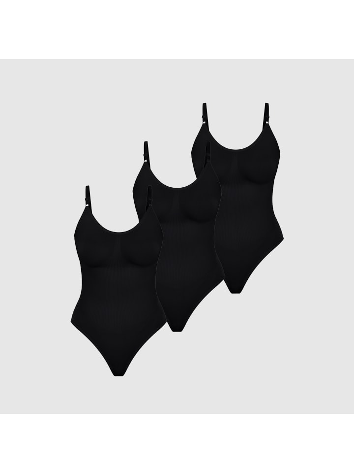 

SMILODOX Боди-стринги 3x Nysa, черного цвета