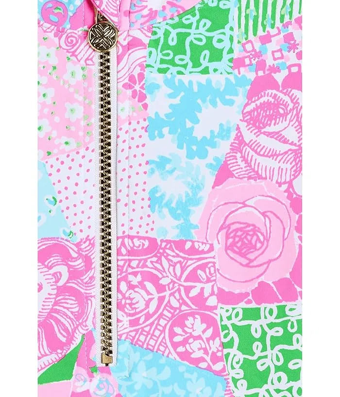 Купальник цельный с защитой UPF 50+ Denning Rashguard Lilly Pulitzer Kids, Pink Quartz Panda N Bows — фото 3