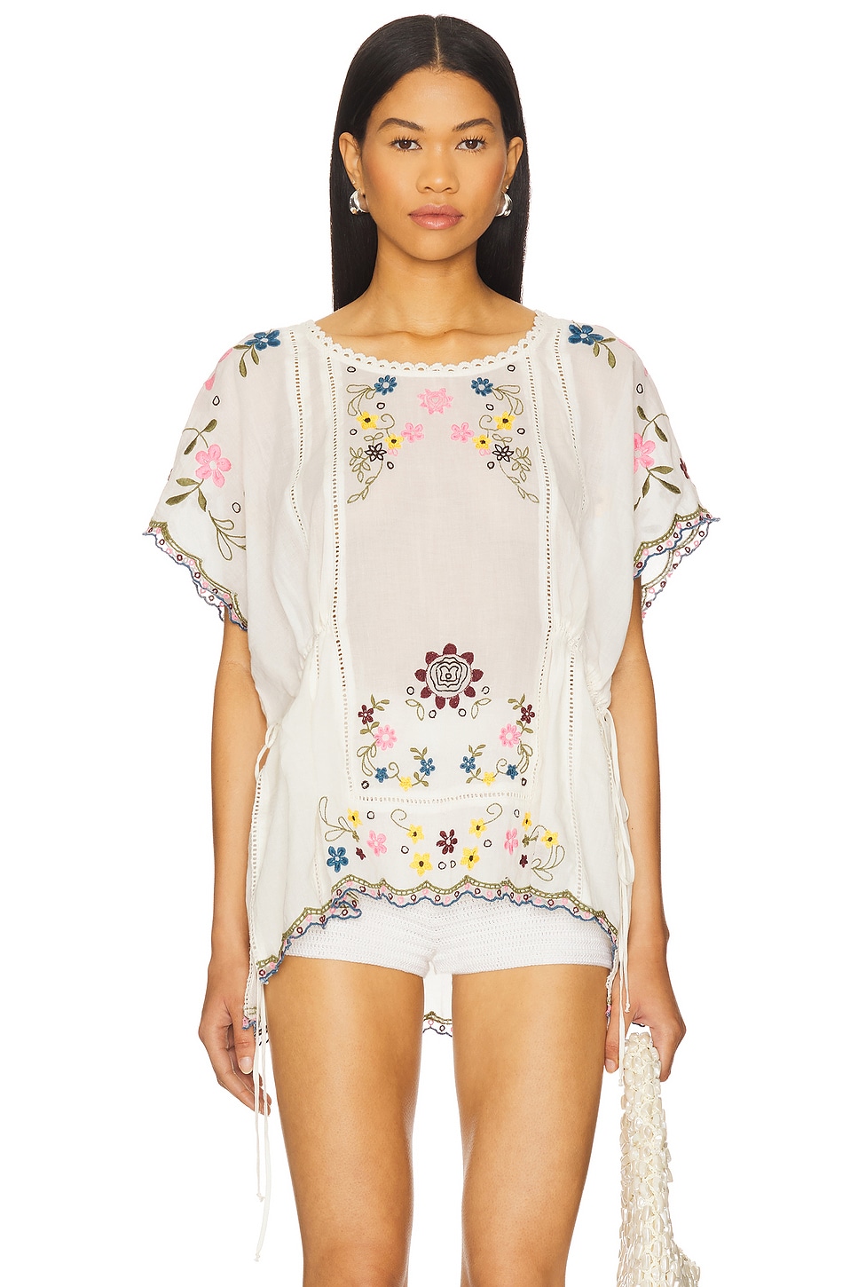 

Вышитый топ Danielle от Free People, cloud dancer