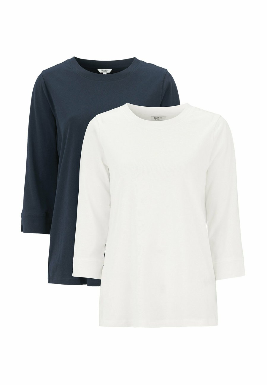 

Топ Cellbes of Sweden PACK OF 2, White Navy/Mottled Blue