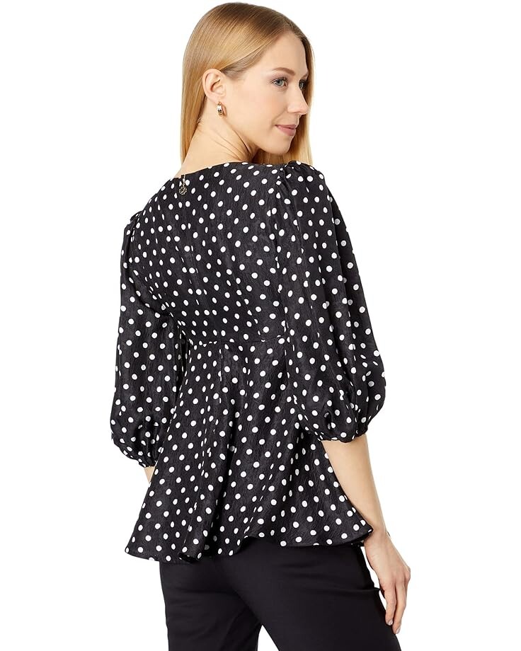 

Топ Kate Spade New York Harmony Dot Clique Top, черный