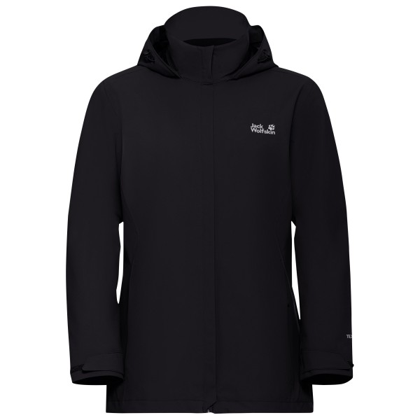 

Женская куртка Trailtime 2 л - дождевик Jack Wolfskin, черный