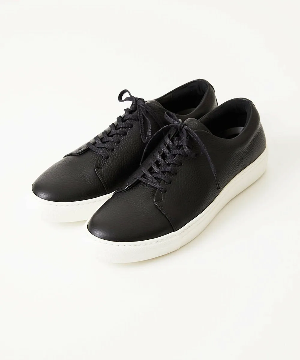 Кроссовки из зернистой кожи Michel Klein Homme, black