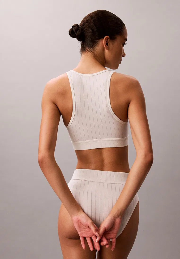 Бюстгальтер-бралетт без подкладки, Heritage Classic, Calvin Klein, цвет Tofu — фото 2