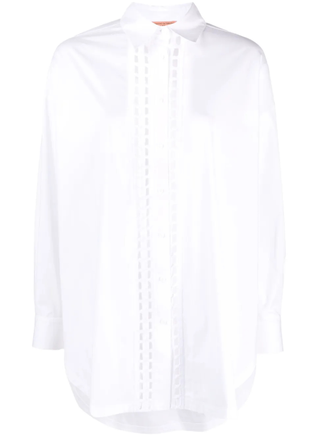 

Ermanno Scervino рубашка с вышивкой, белый