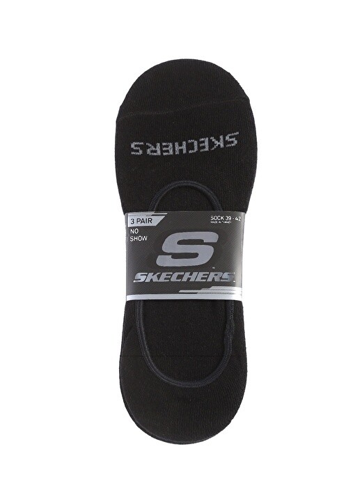 

3 пары носков с подкладкой, стандартные однотонные черные носки унисекс Skechers