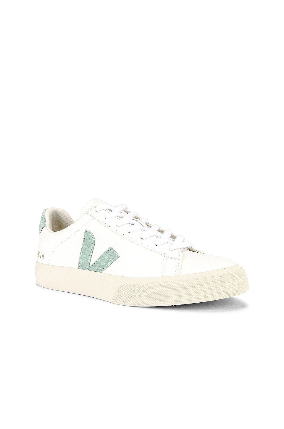 Кроссовки Veja Campo, цвет Extra White & Matcha — фото 2