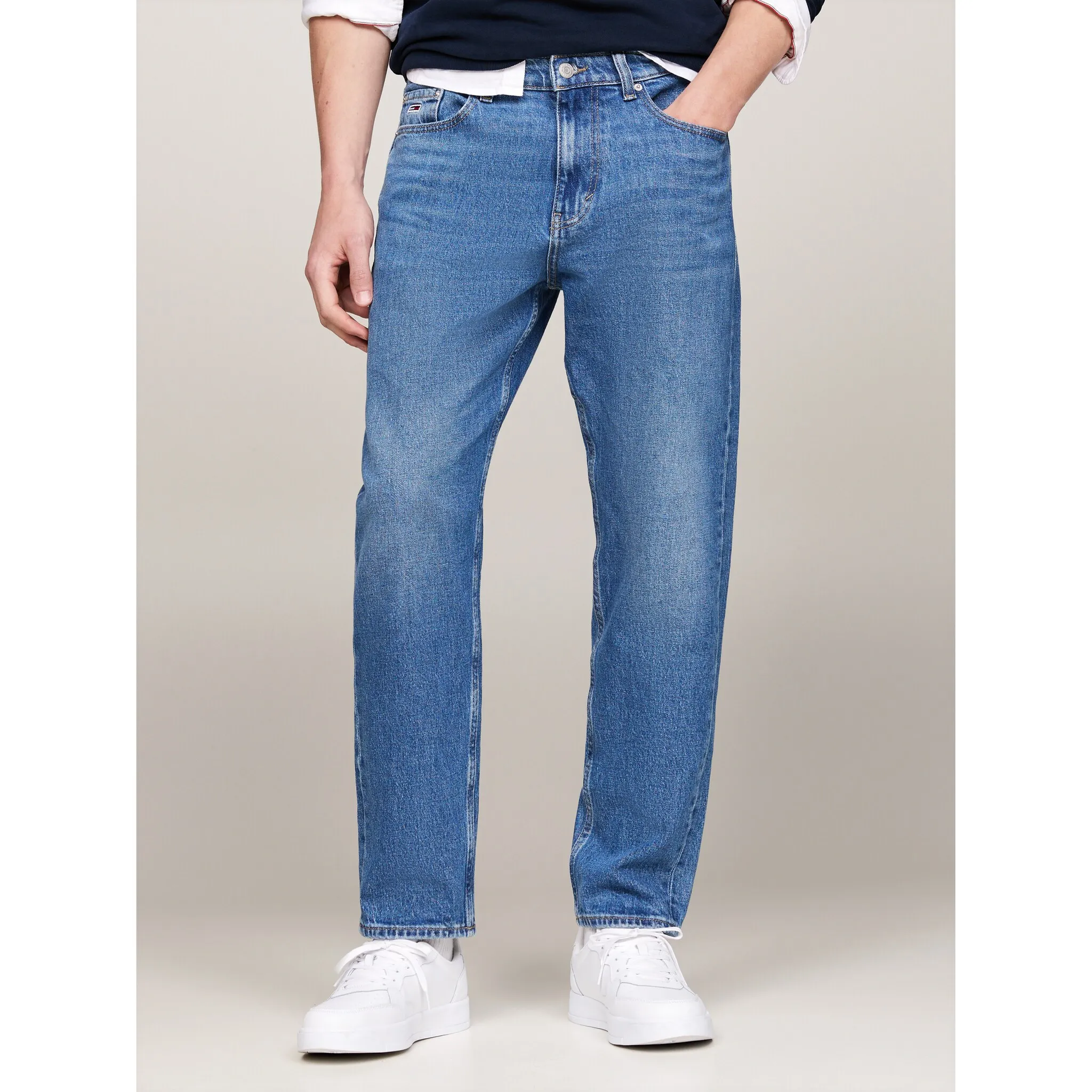

Зауженные джинсы Tommy Jeans "ISAAC RLXD TPRD", джинсовый