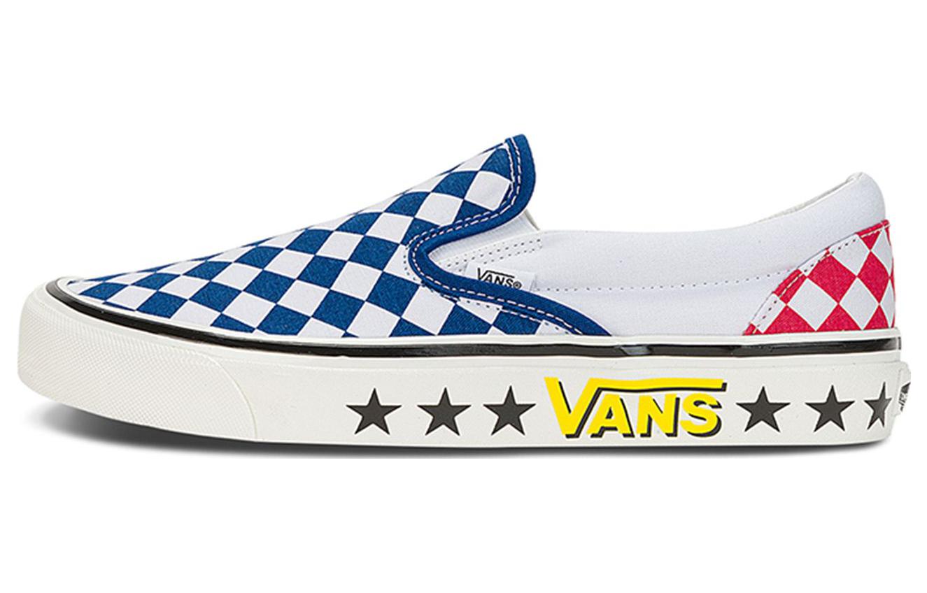 Слипоны Vans, синий/белый