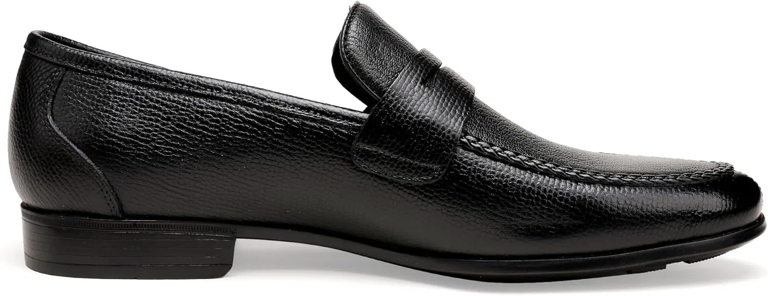 Лоферы мужские из натуральной кожи, Black ChrisLOOK — фото 3