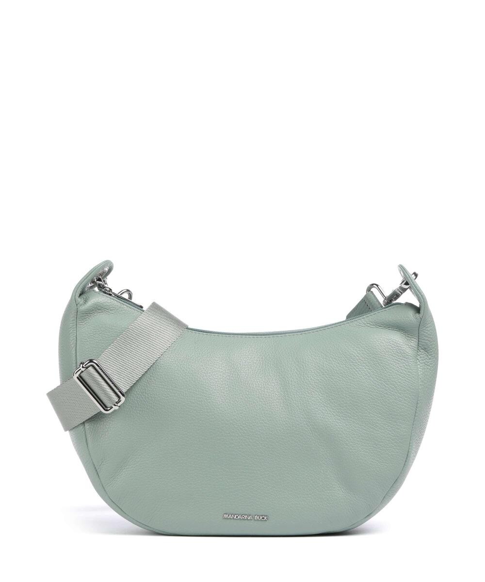 

Сумка на плечо из мягкой кожи из зернистой телячьей кожи. Mandarina Duck, синий