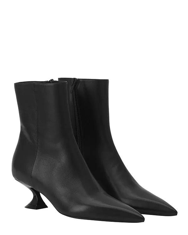 Кожаные ботильоны Midnight Step Lanvin, черный