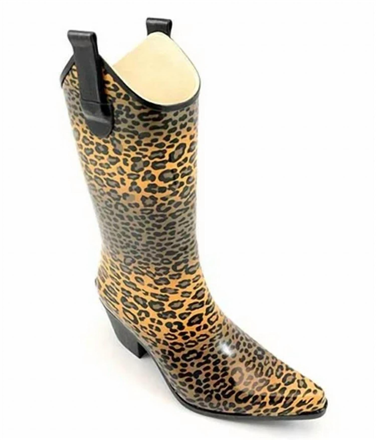 Резиновые сапоги Cowgirl в коричнево-черном цвете Corkys Footwear