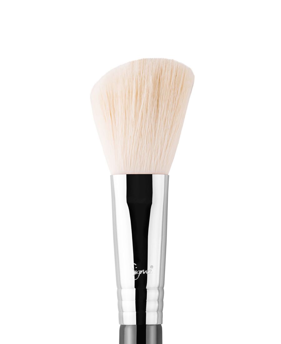 Большая угловая кисть для контурирования F40 Sigma Beauty, черный — фото 2