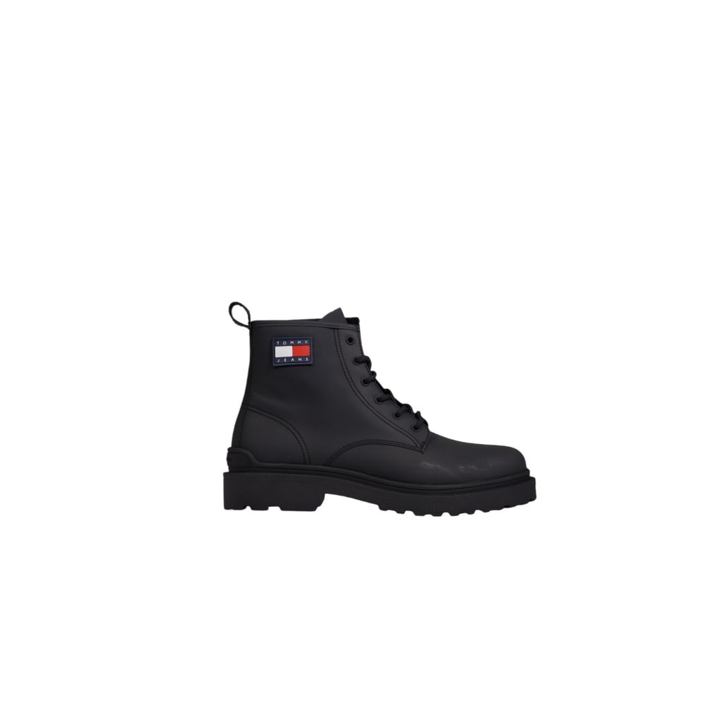

Черные кожаные ботинки Tommy Jeans