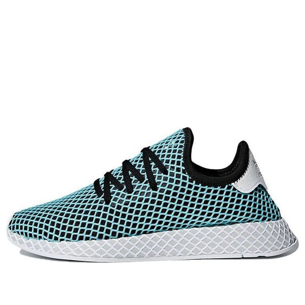 

Кроссовки parley x deerupt runner 'core black' Adidas, синий