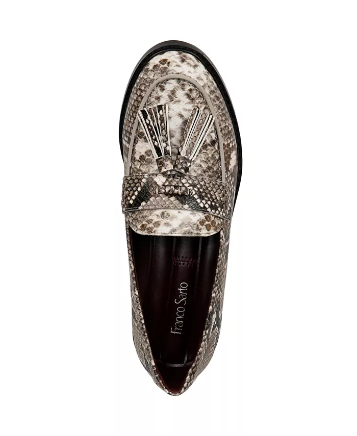 Женские лоферы Carolyn Low Profile с кисточками Franco Sarto, мультиколор — фото 4
