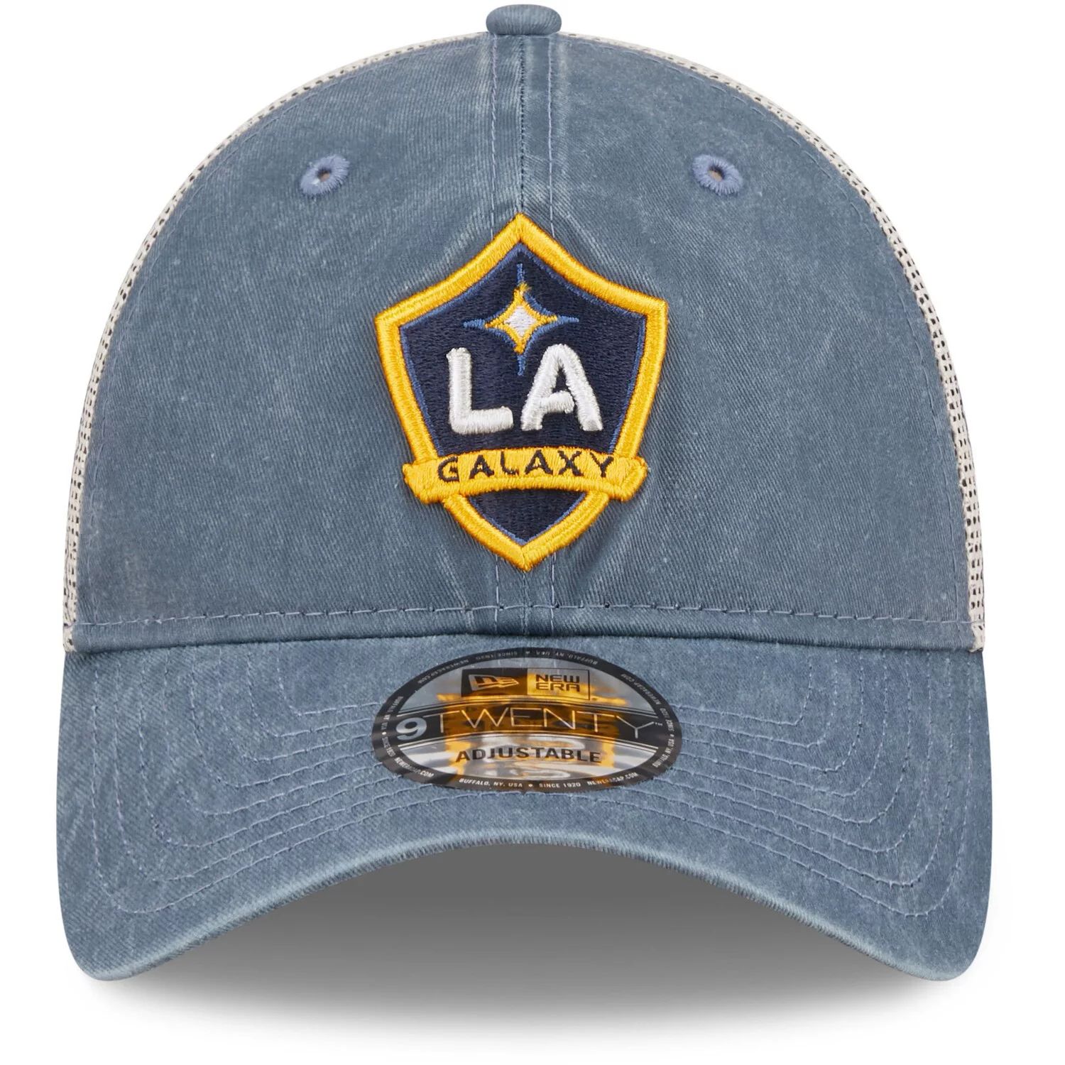 

Мужская темно-синяя кепка New Era LA Galaxy 9TWENTY из потертого денима Snapback