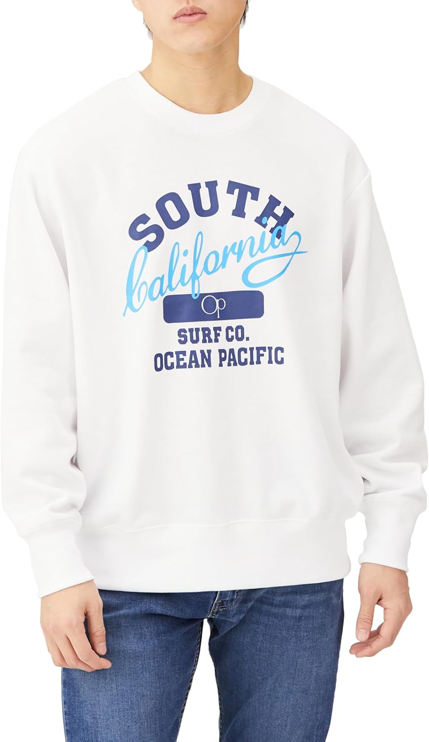 

Толстовка с логотипом спереди, с начесом сзади, мужская Ocean Pacific, белый