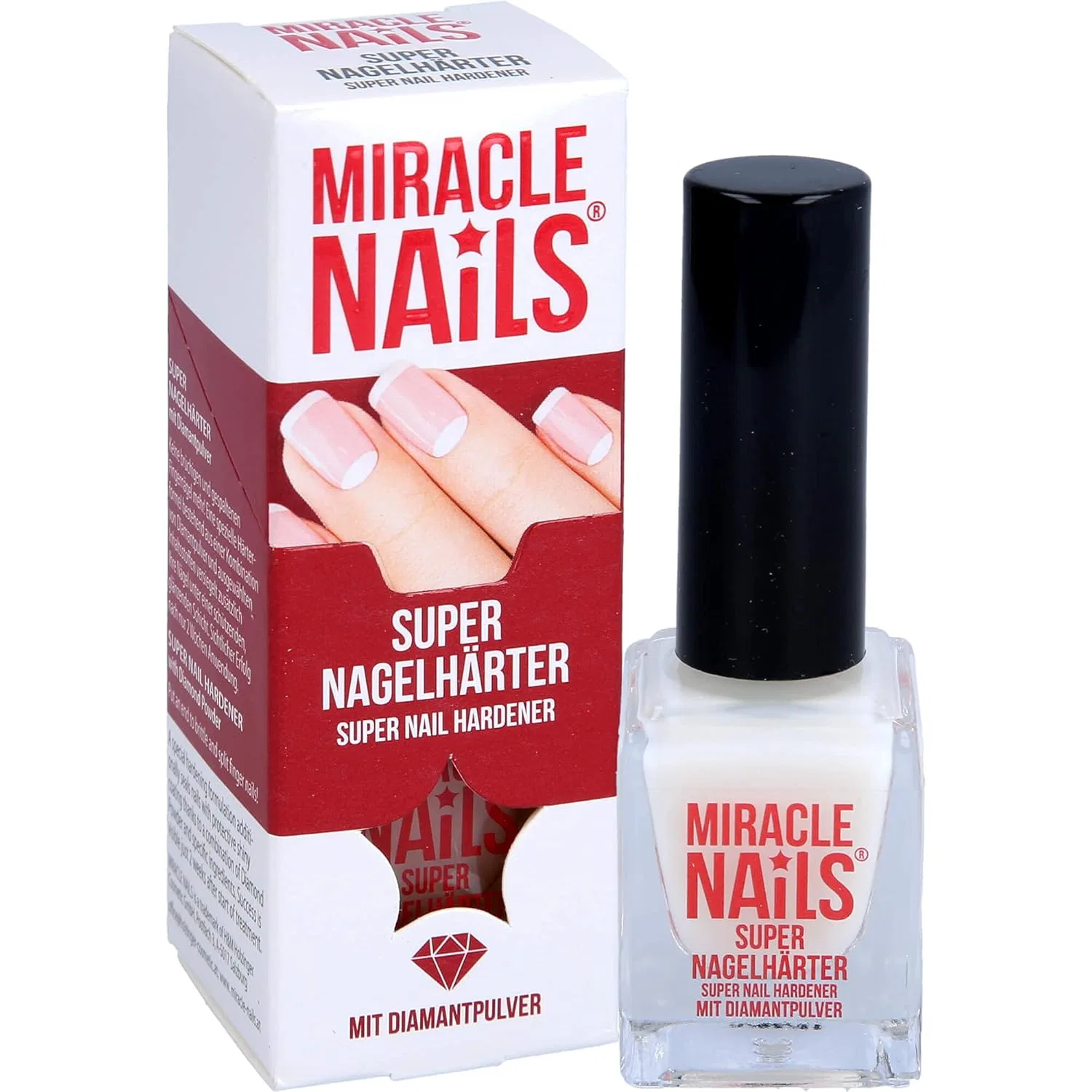 Укрепитель для ногтей Miracle Nails Super Nail Hardener Solution, 8 мл Office Martinett — фото 3