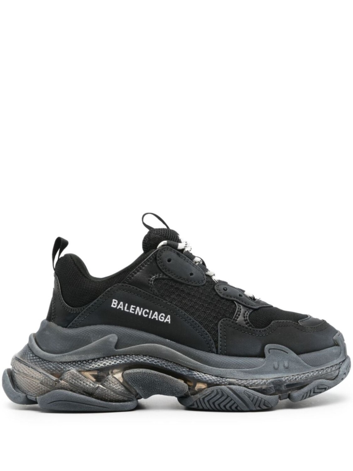 

Кроссовки Balenciaga из сетчатой ткани Triple S, черный