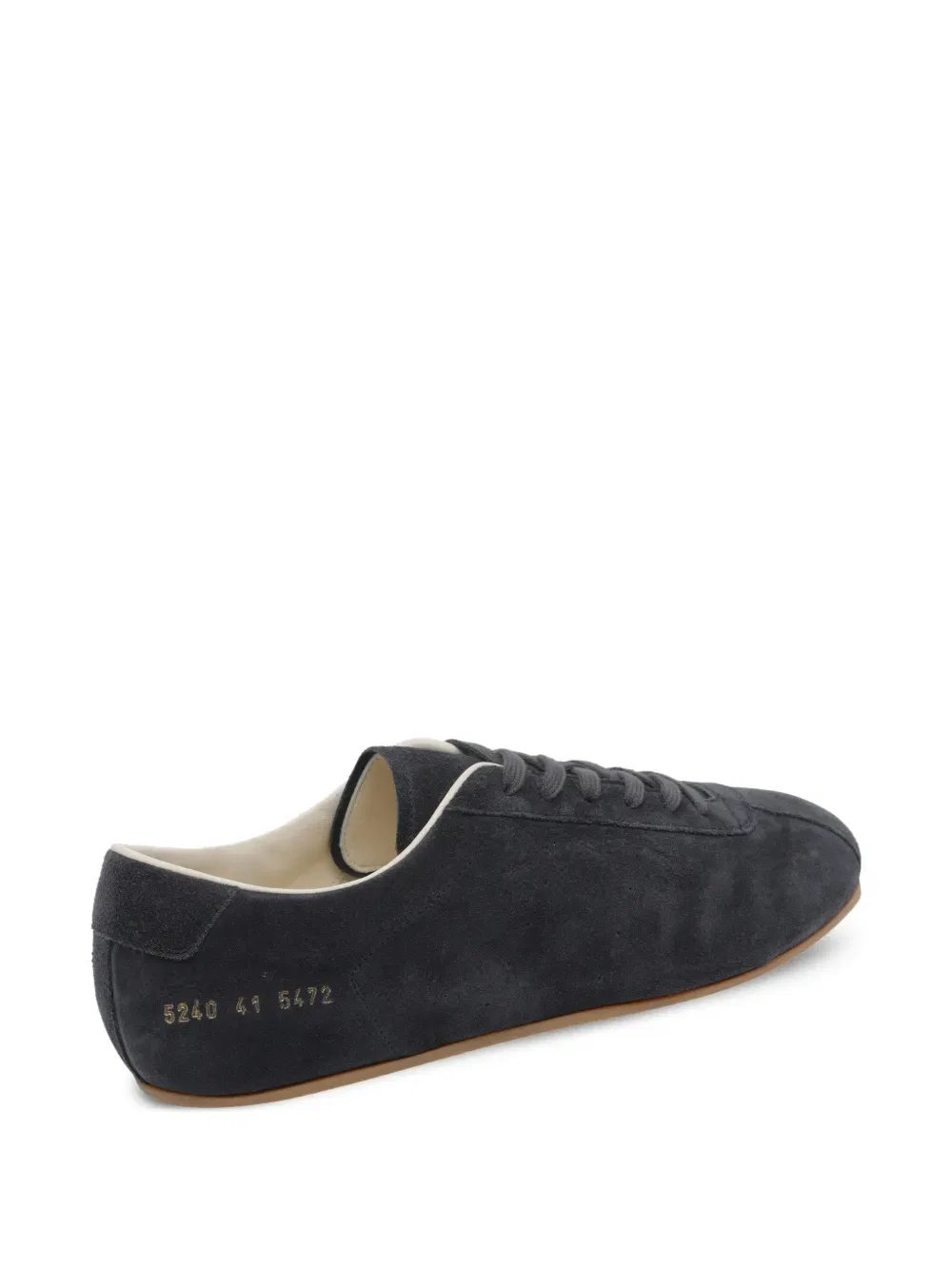Замшевые кроссовки для вождения Common Projects, серый — фото 4