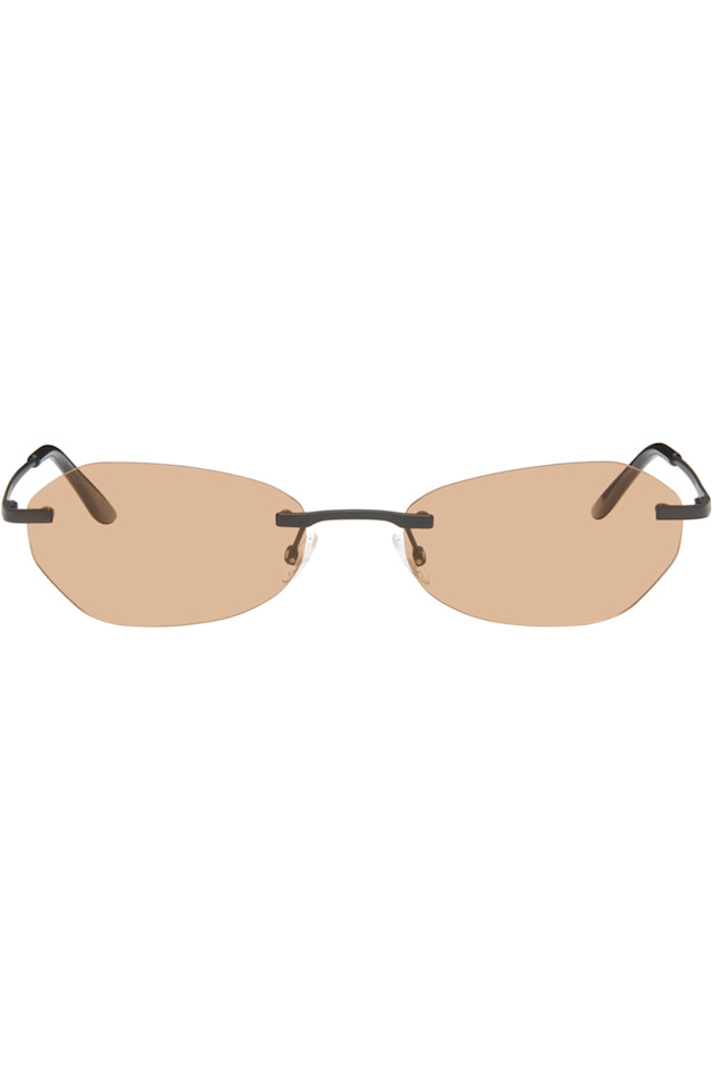 

Our Legacy Очаровательные черно-оранжевые солнцезащитные очки