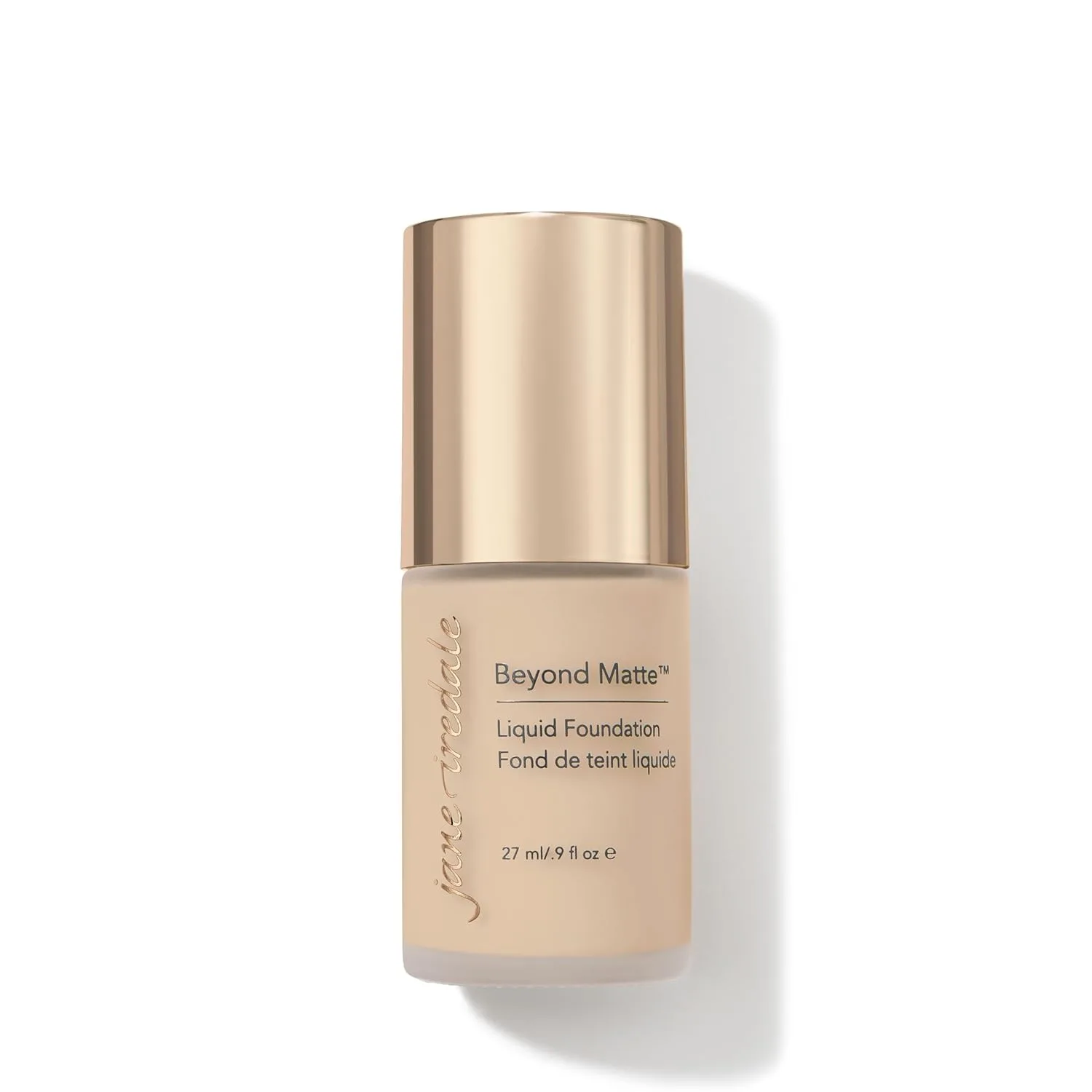 Jane Iredale Beyond Matte 3-в-1 Жидкая тональная основа. Легкое, наслаиваемое покрытие с полуматовым финишем. Веганский продукт, не тестируется на животных., M5