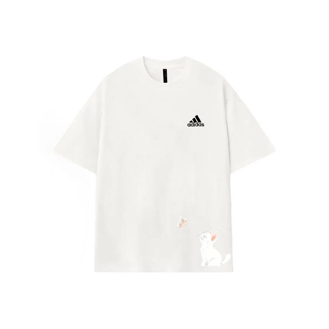 Футболка Adidas MUST HAVES с круглым вырезом, тонкая, цвет Shopping Bag — фото 3