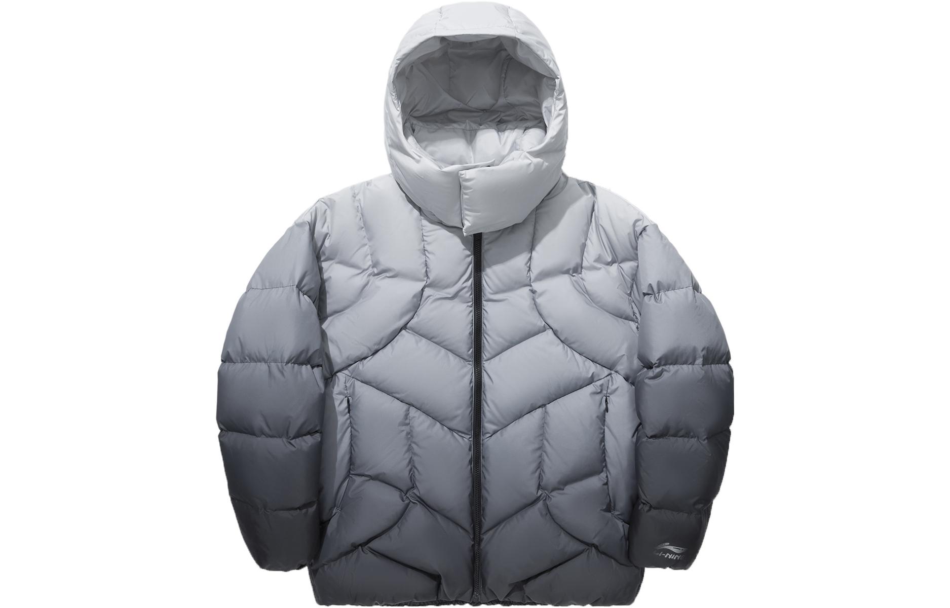 

LiNing Утеплённая куртка унисекс с градиентом антарктический серый, Gradient Antarctic Gray