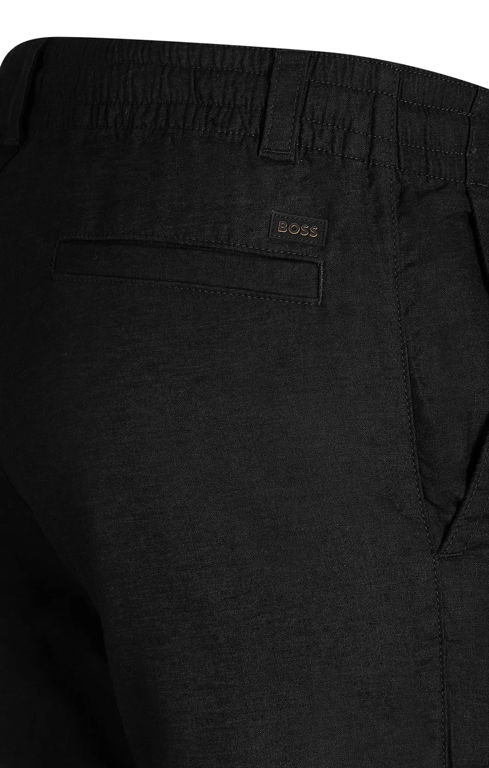 Брюки Boss Regular Pants Sanderson черного цвета — фото 2