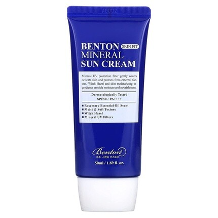 

Минеральный солнцезащитный крем Skin Fit Spf50+/Pa++++, 1,7 жидких унций/50 мл, солнцезащитный крем, Benton