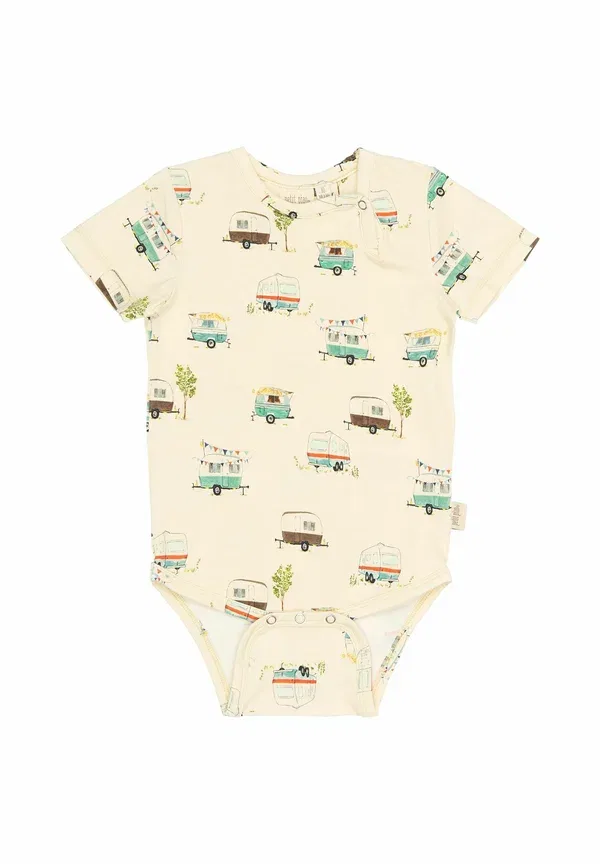 Боди Petit Piao, eggnog camper aop, цвет яичный пунш